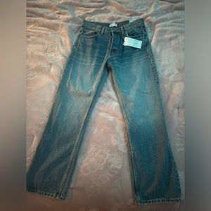 Brand new Zara mid waist straight leg jeans